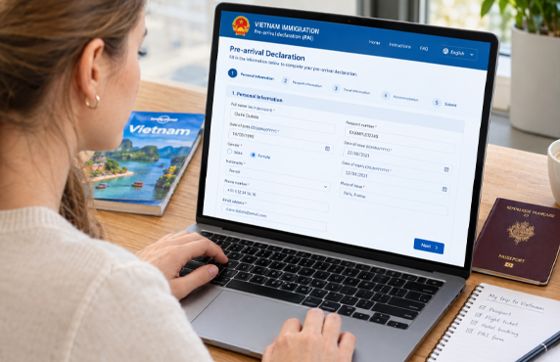 Guida al modulo di pre-arrivo in Vietnam (da compilare 72 ore prima dell’arrivo)