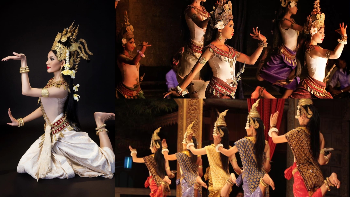Divertirsi lo spettacolo di danza Apsara