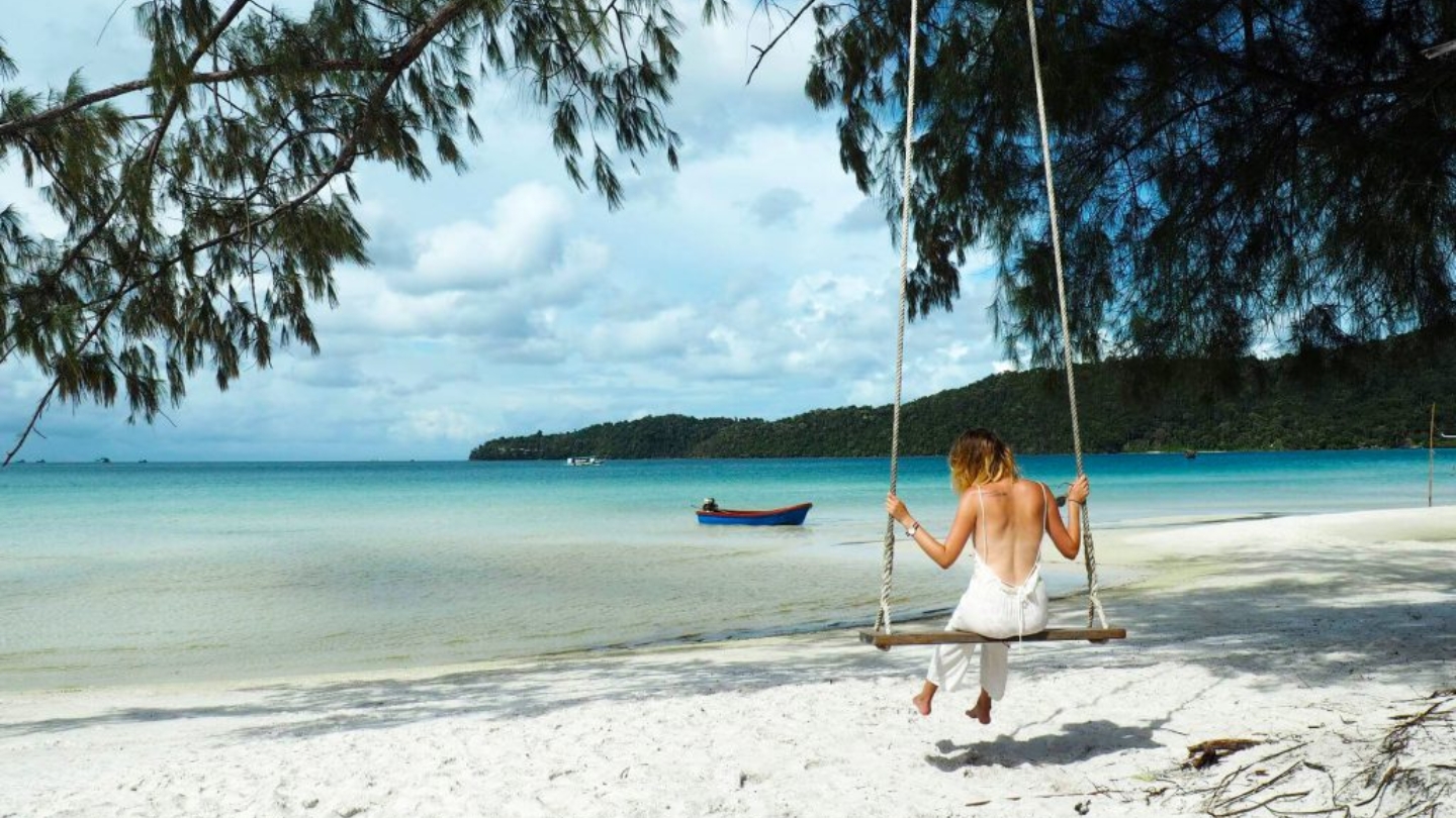 Un momento di relax a Koh Rong Samloem, Cambogia, a novembre
