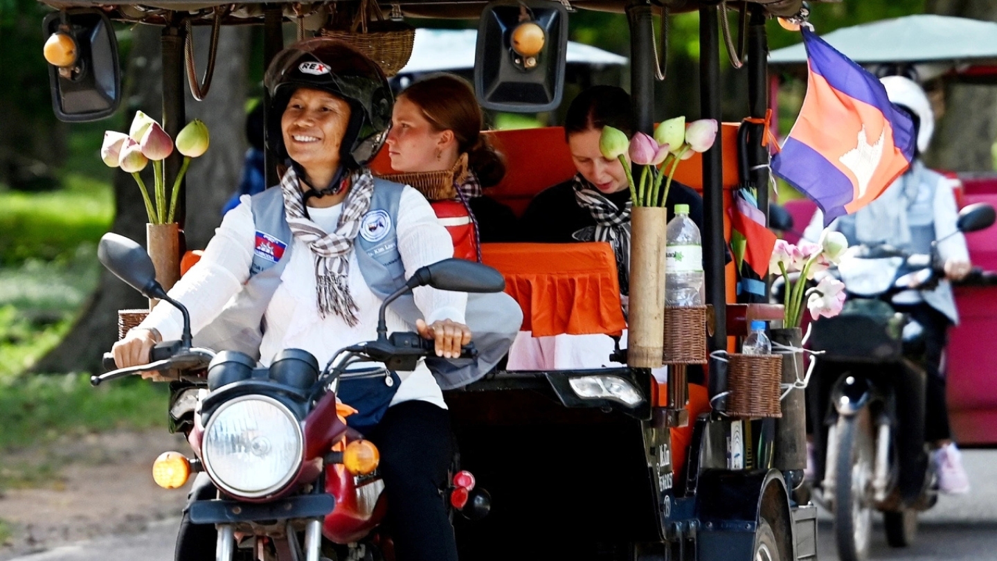 Tuk tuk in Cambogia