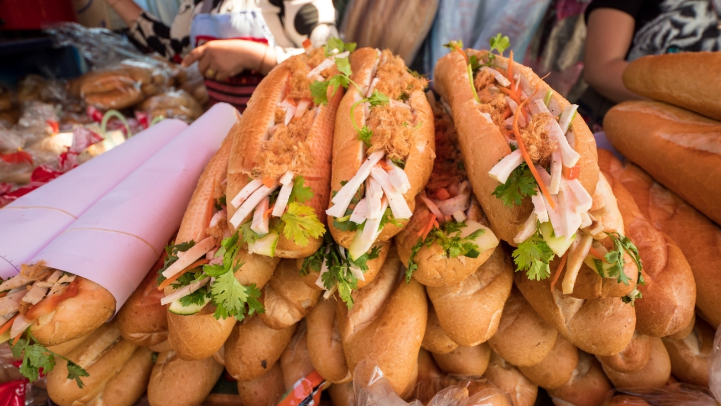 Khao Jee Pâté a Vientiane