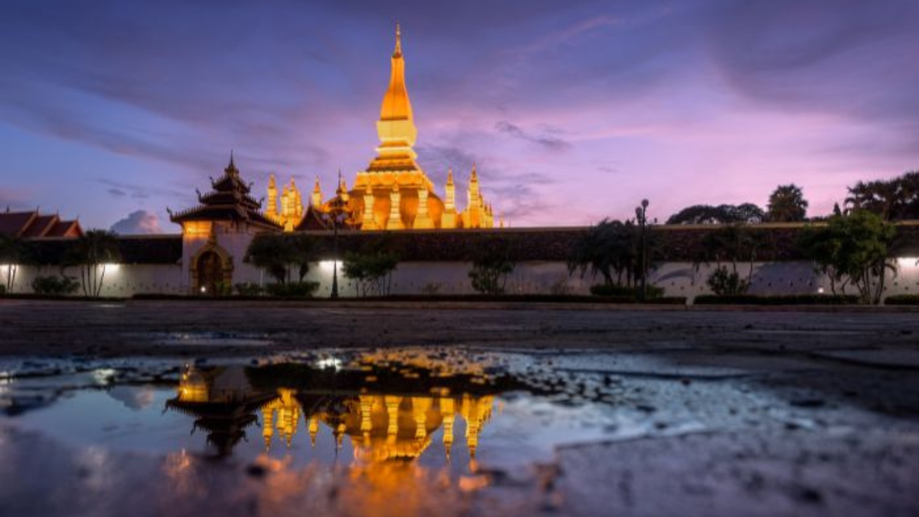 Pha That Luang a Vientiane