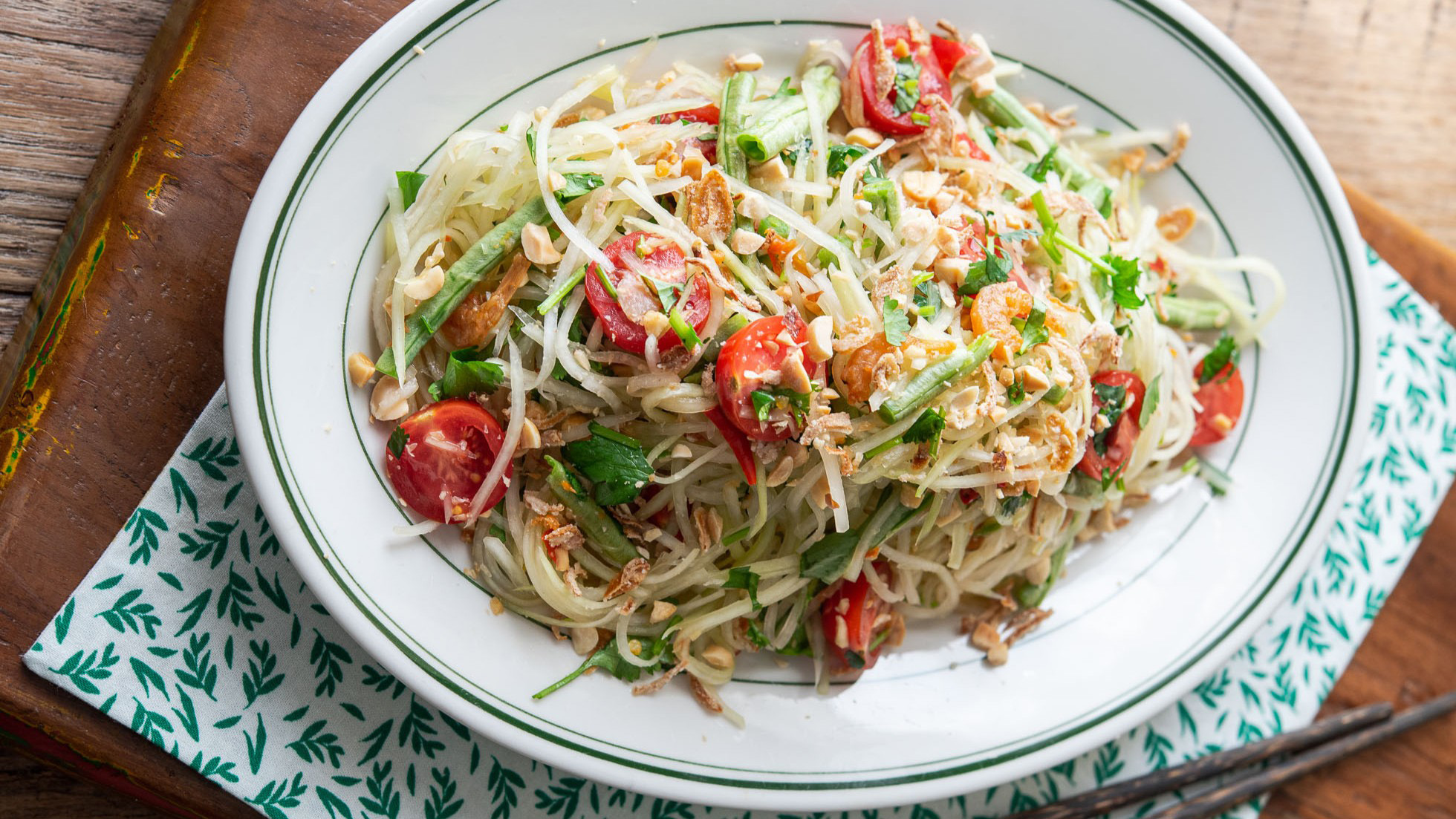 Som Tum (Insalata di papaya thailandese)