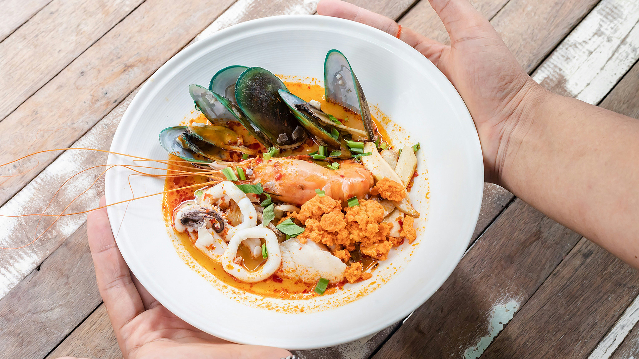 Tom Yum, delizioso cibo di strada a Bangkok