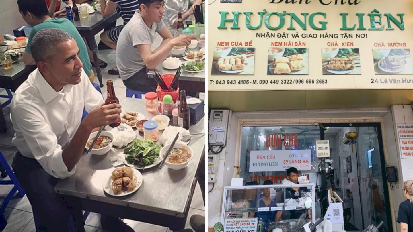 Bun Cha Huong Lien - Il luogo apprezzato dal presidente americano