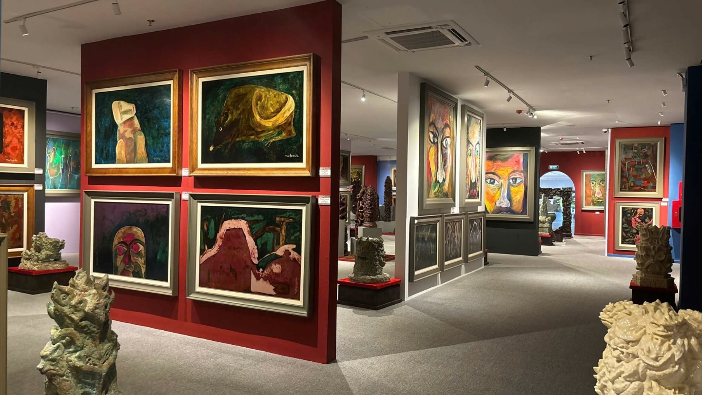 Una delle opere esposte nel museo