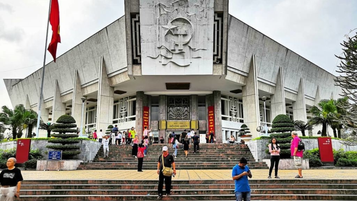 La struttura del museo di Ho Chi Minh 
