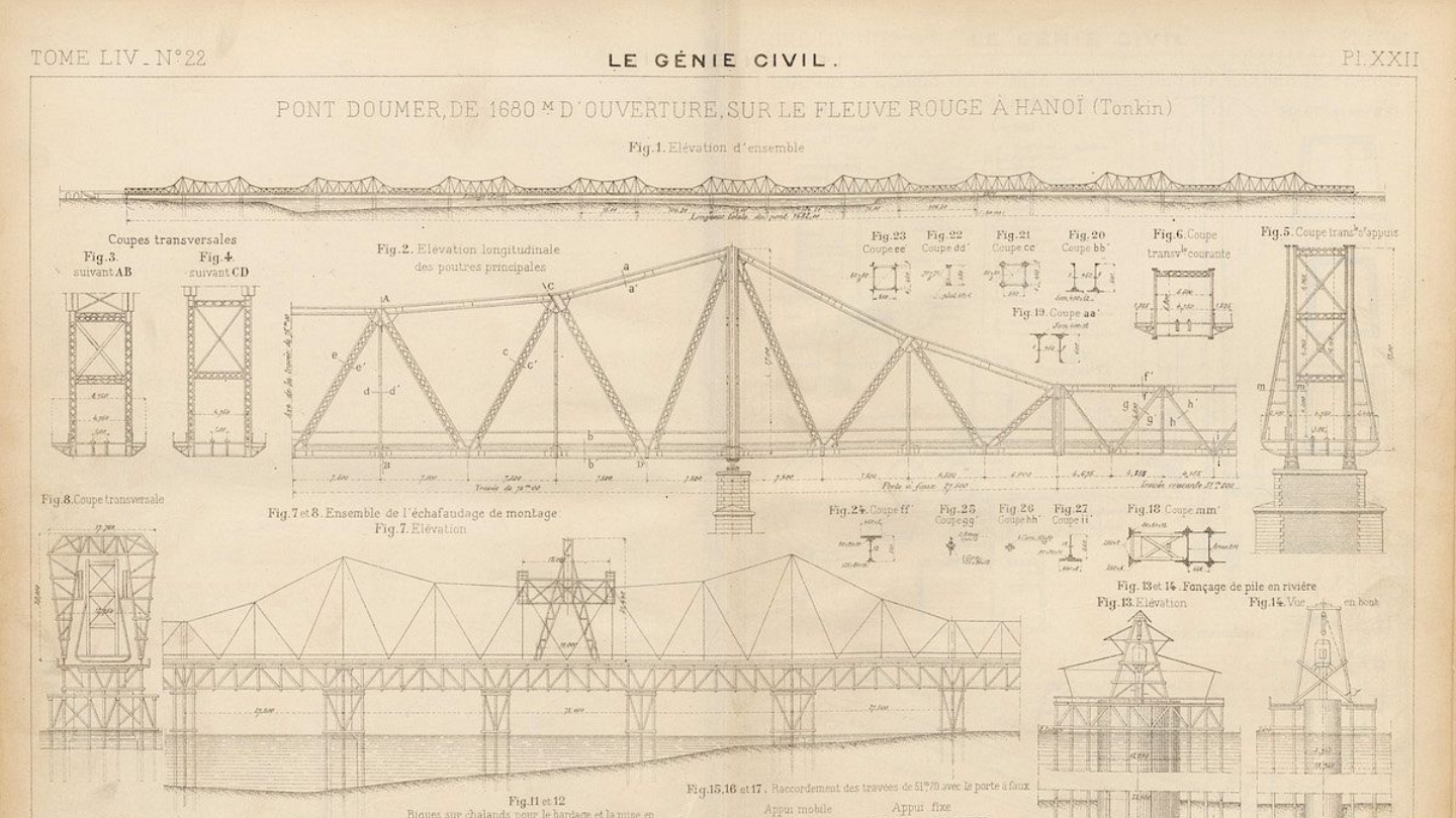 Architettura del Ponte Long Bien