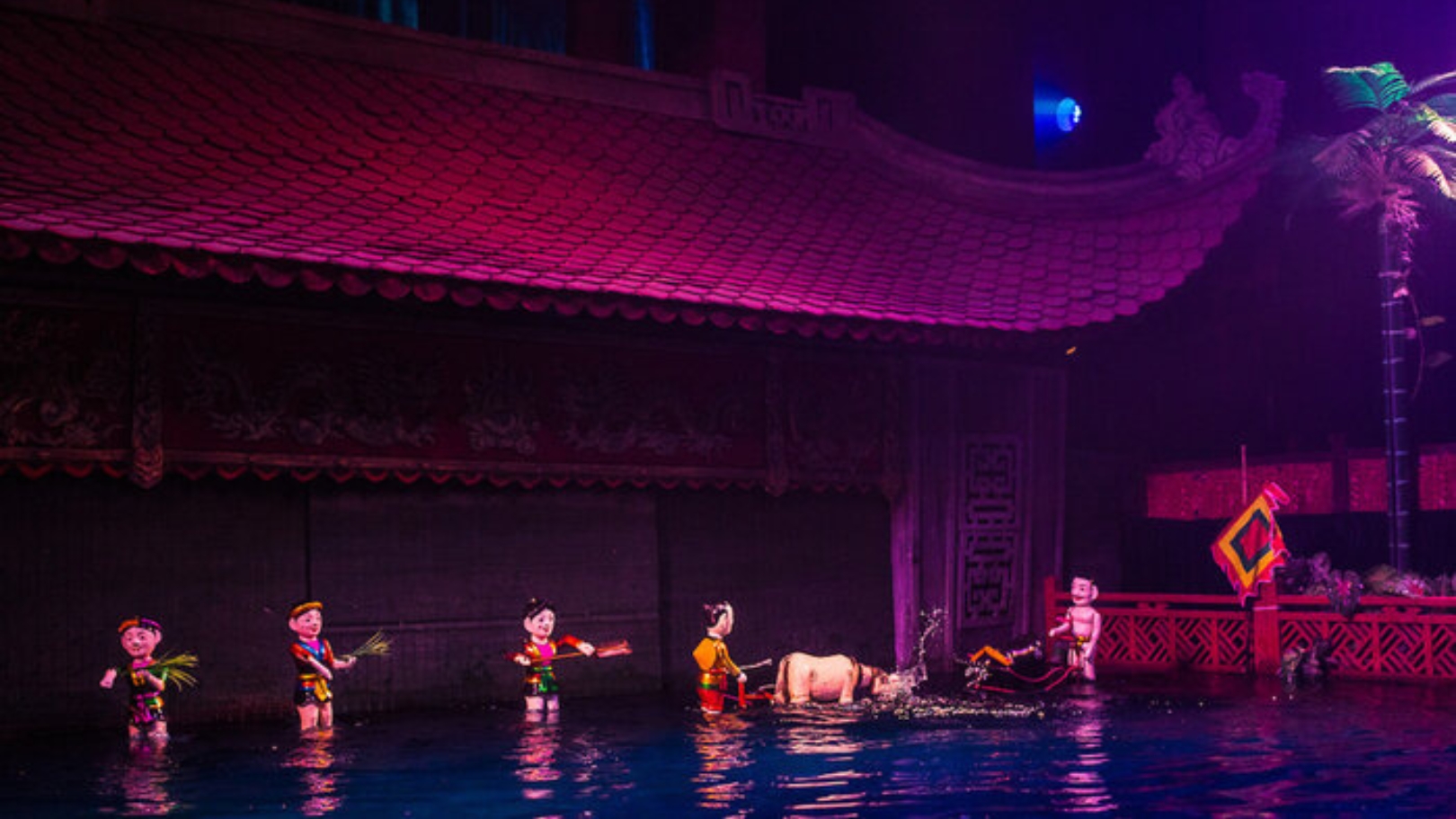 Spettacolo di marionette sull'acqua di Thang Long