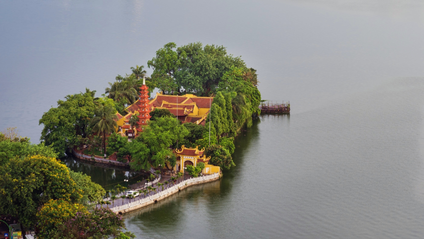 La pagoda di Tran Quoc è il luogo migliore da visitare ad Hanoi