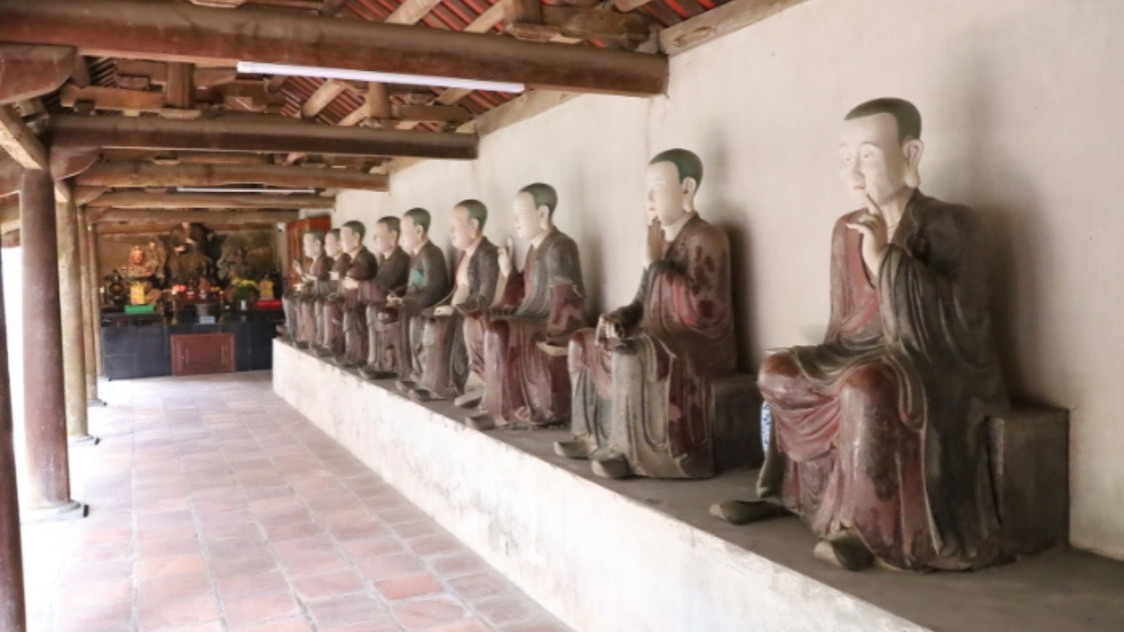 La pagoda di Mia nell'antico villaggio di Duong Lam