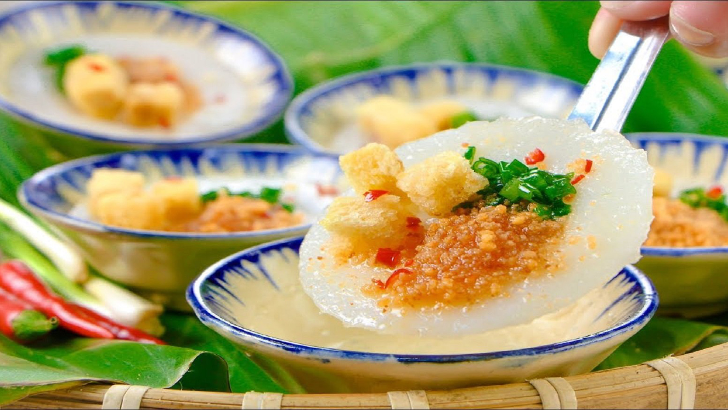 Banh Beo(Torta di felce acquatica)