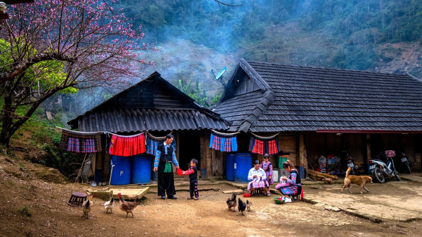 Visita di Lao Chai Ta Van a Sapa