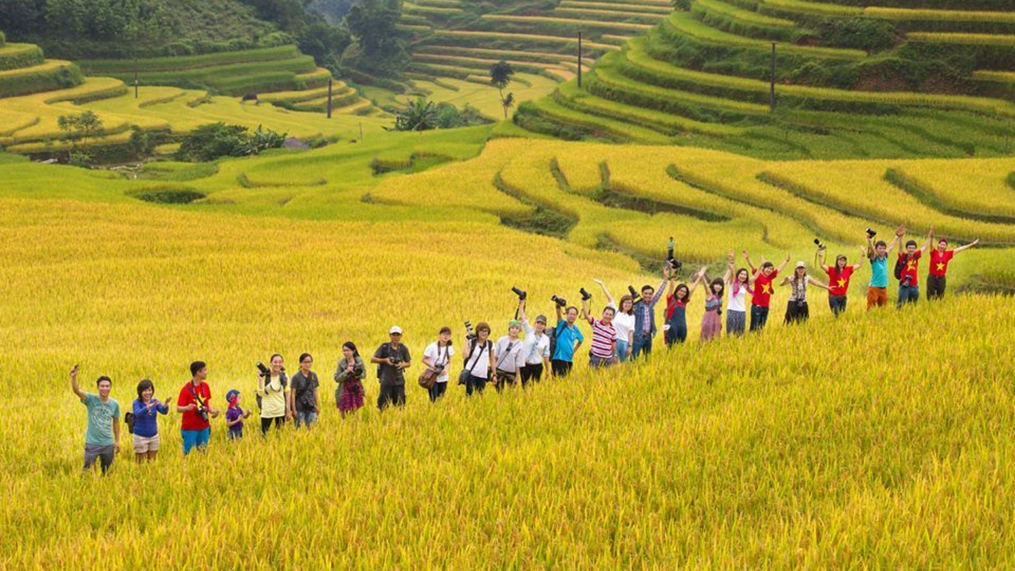 Le risaie terrazzate della valle di Muong Hoa