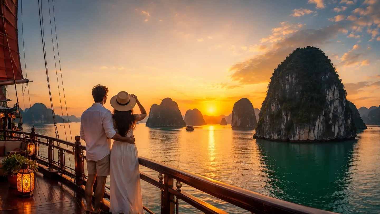 Baia di Halong, una meta imperdibile durante il vostro viaggio di 15 giorni in Vietnam