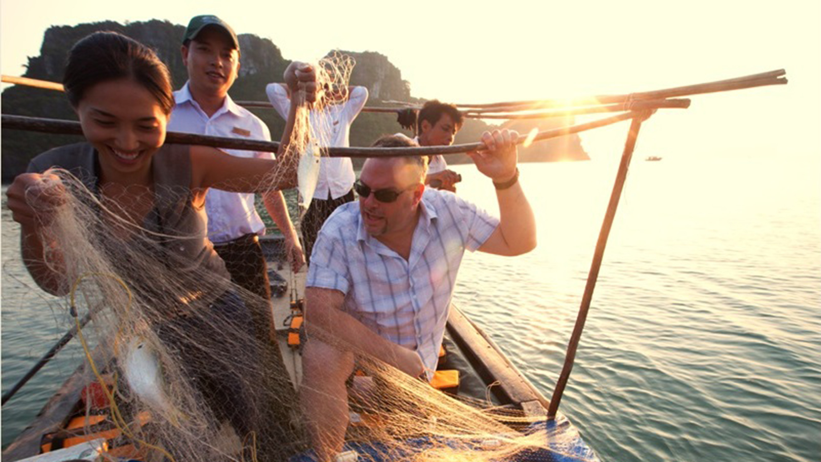 Vita locale nel villaggio di pescatori di Vung Vieng