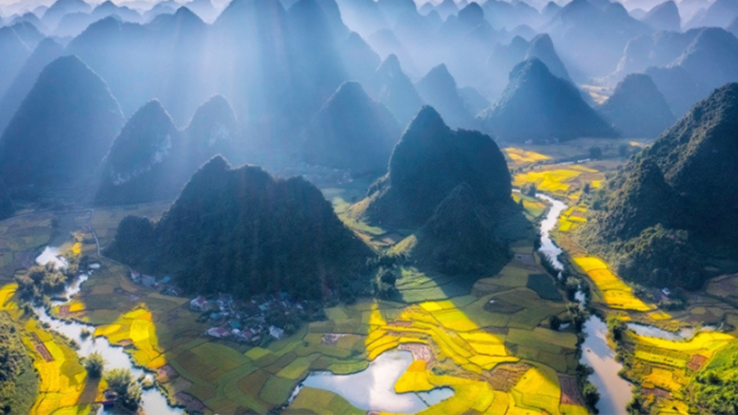 Valle di Phong Nam un vero paradiso per scattare foto mozzafiato