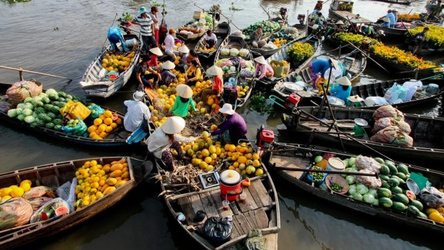 Mercato galleggiante di Cai Be - tour di 1 giorno nel Delta del Mekong