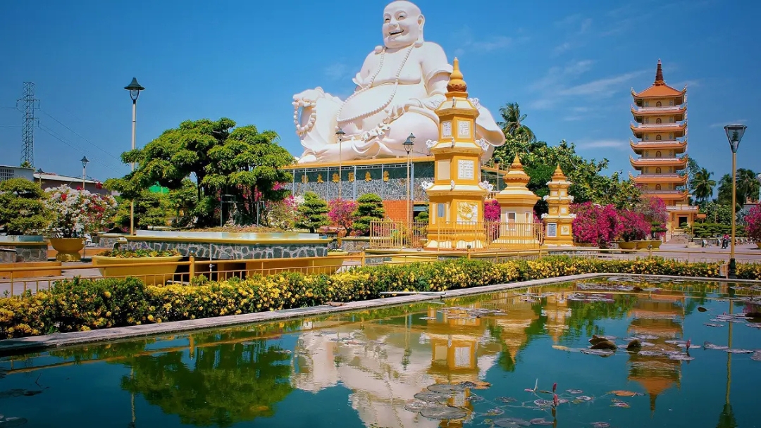 Una delle pagode più belle del sud del Vietnam.