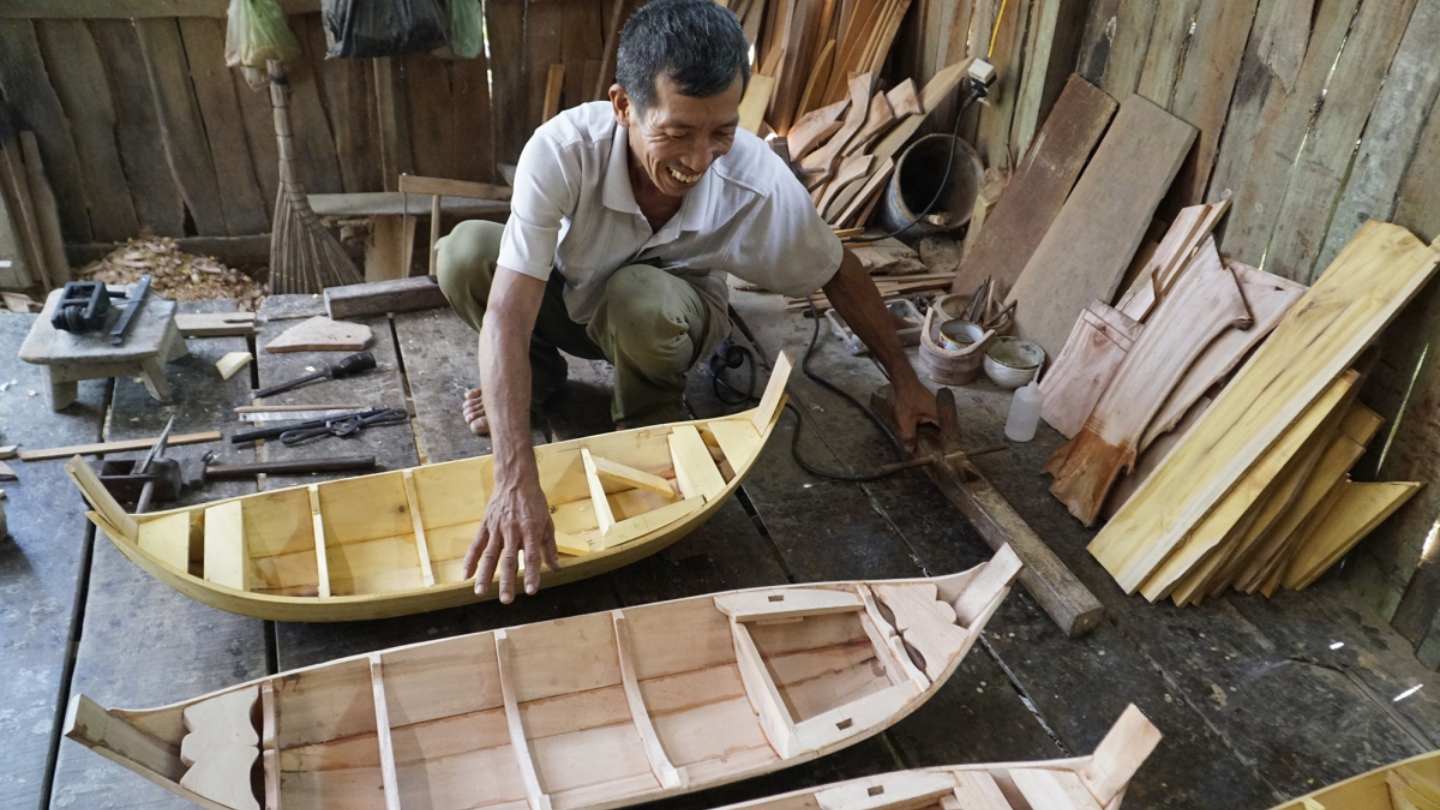 Villaggio dei cantieri navali di Ba Dai - Dong Thap