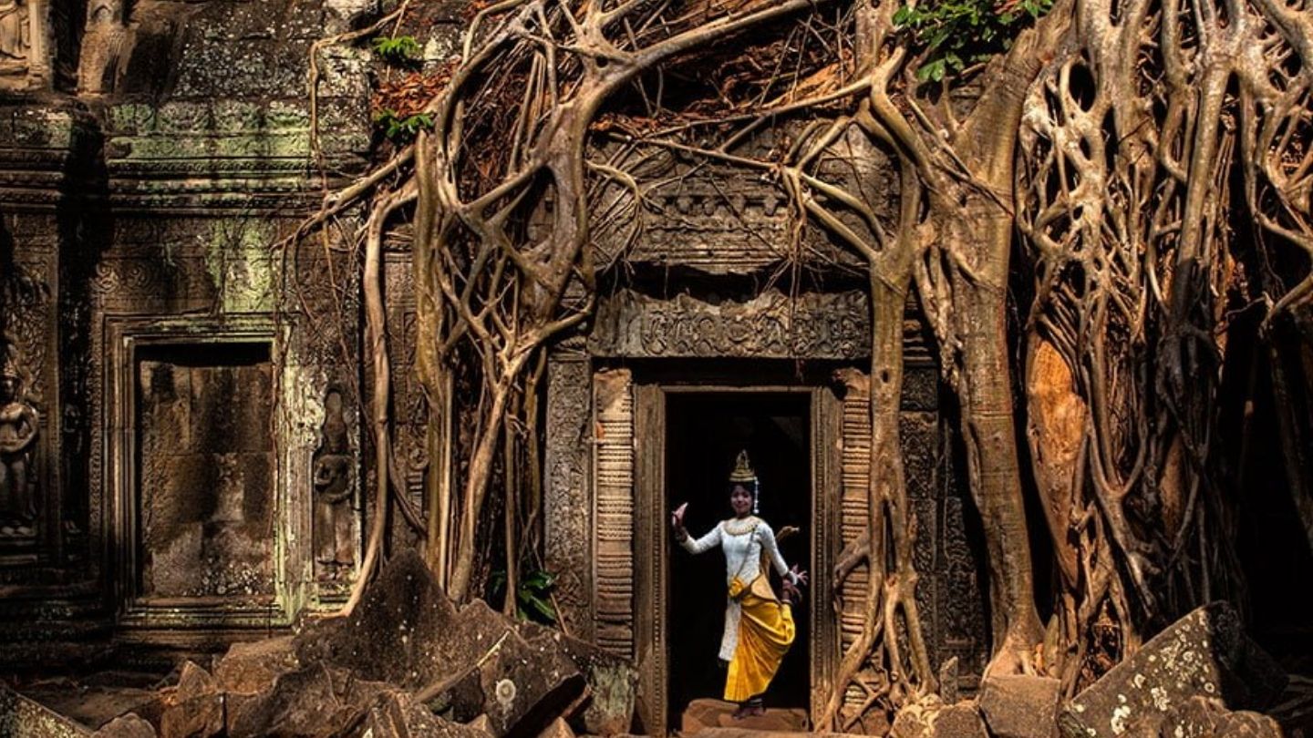 Ta Prohm - il tempio con strane radici d'albero