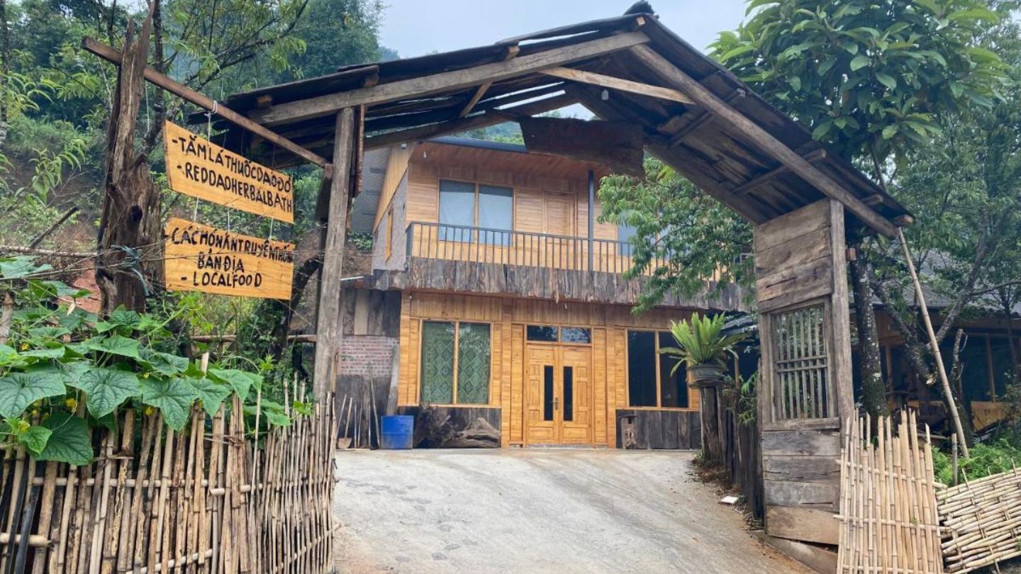 L’ingresso classico del homestay 