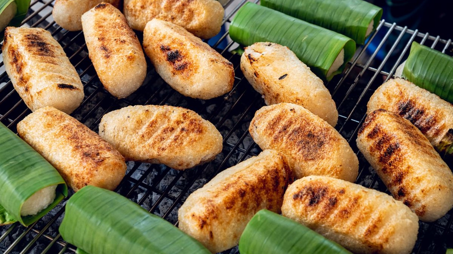 Il chuối nếp nướng