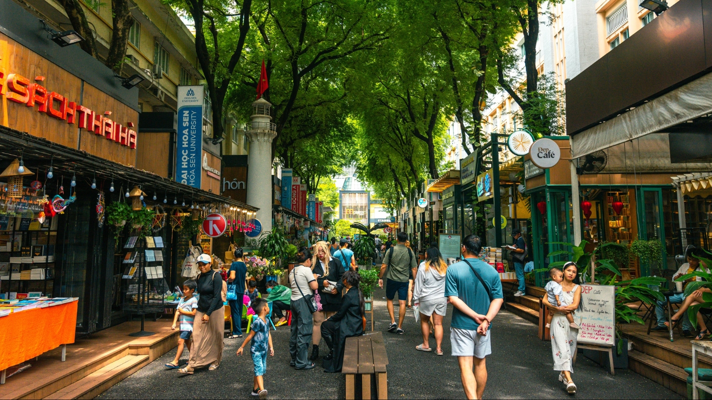 La via di libri di Ho Chi Minh