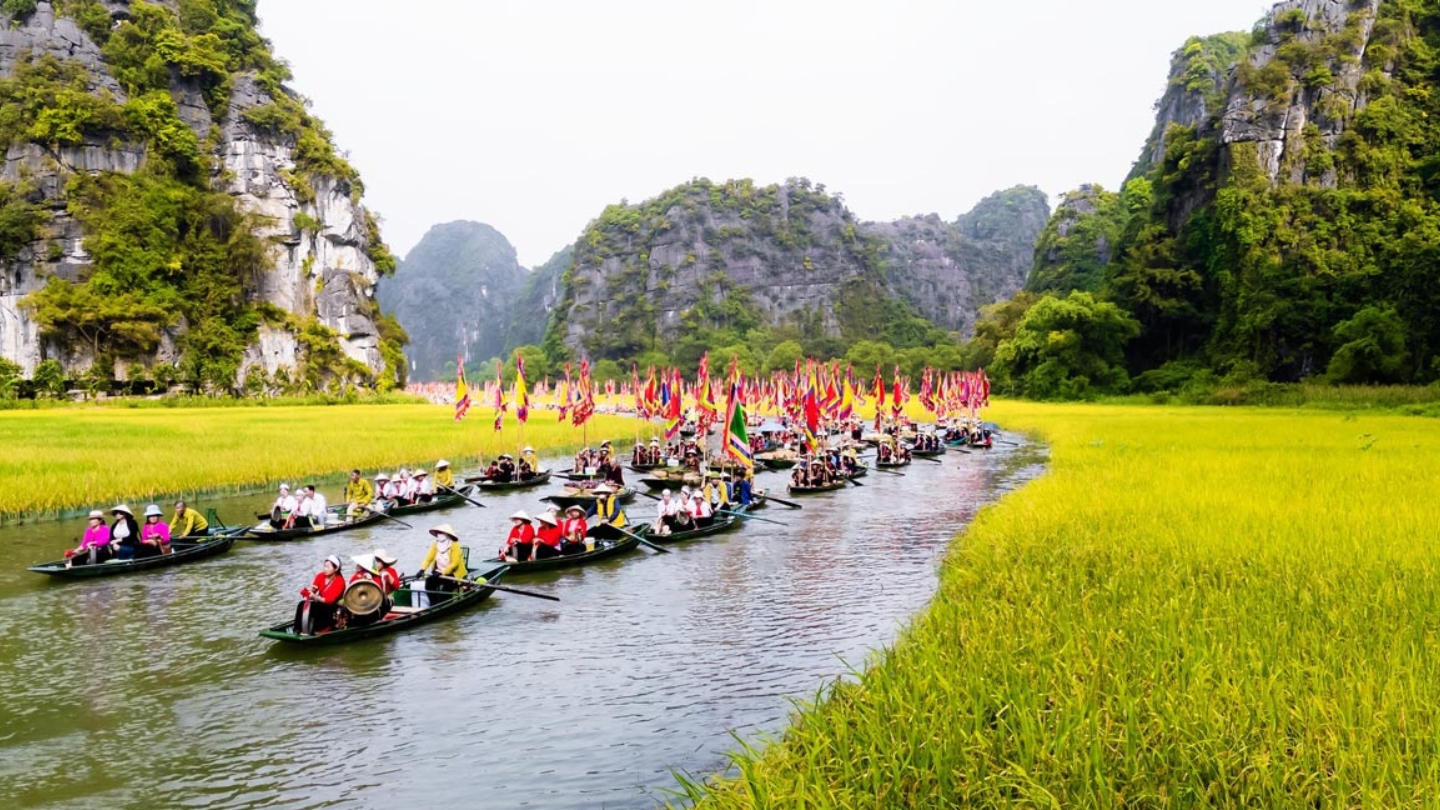 Scegli un itinerario di 2 giorni a Tam Coc, scegli un viaggio nella natura.