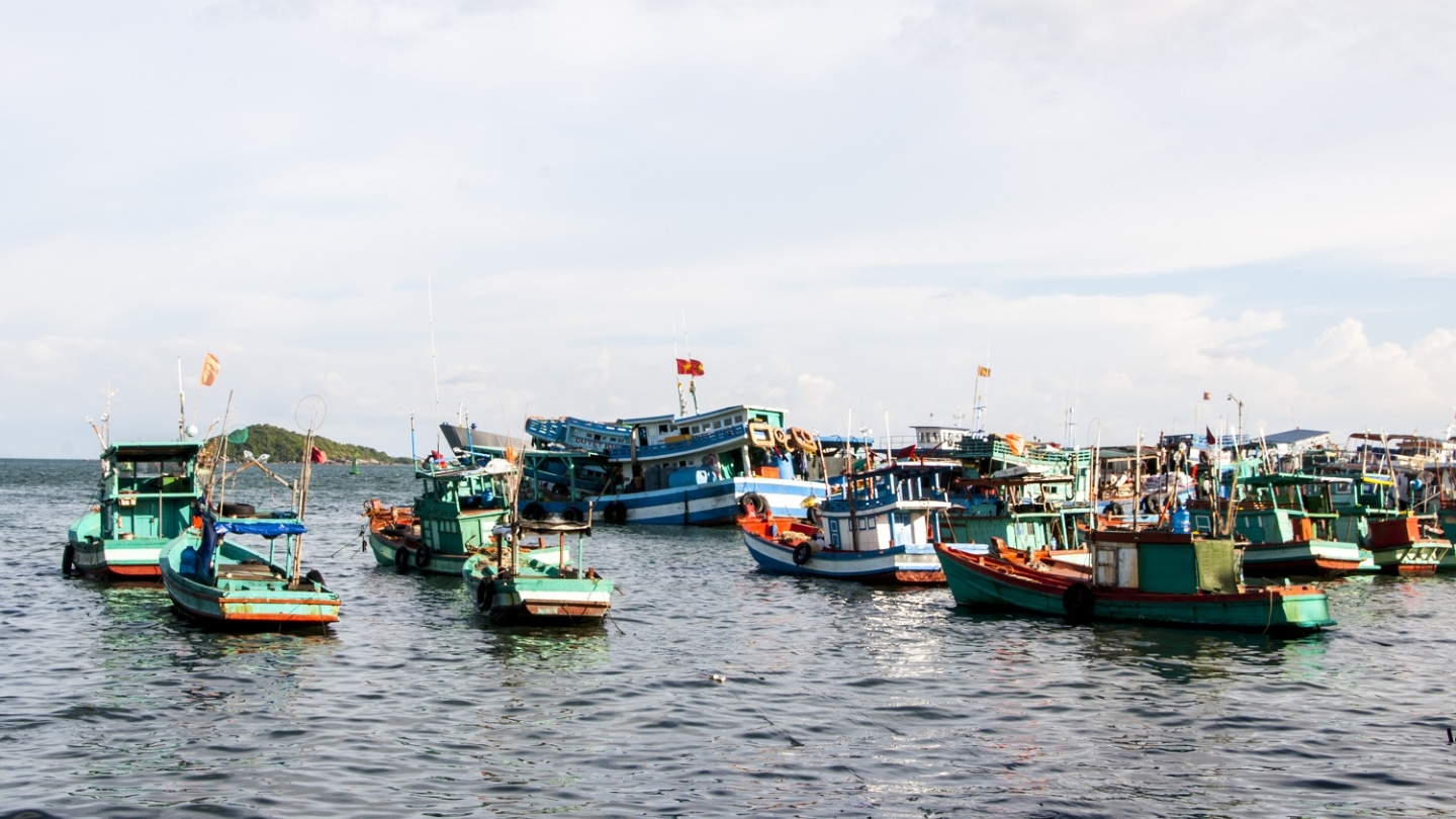 Villaggio dei pescatori di Ham Ninh