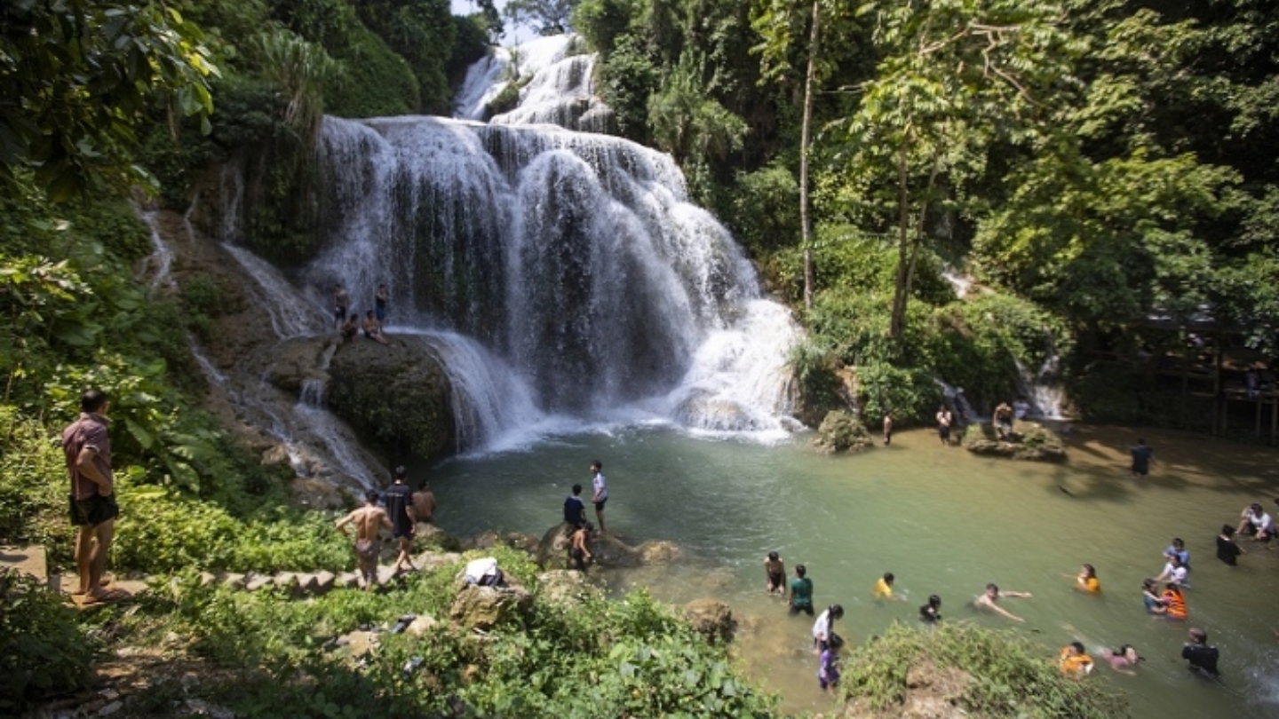 Cascata di Mu - una delle 10 migliori cose da fare a Pu Luong 