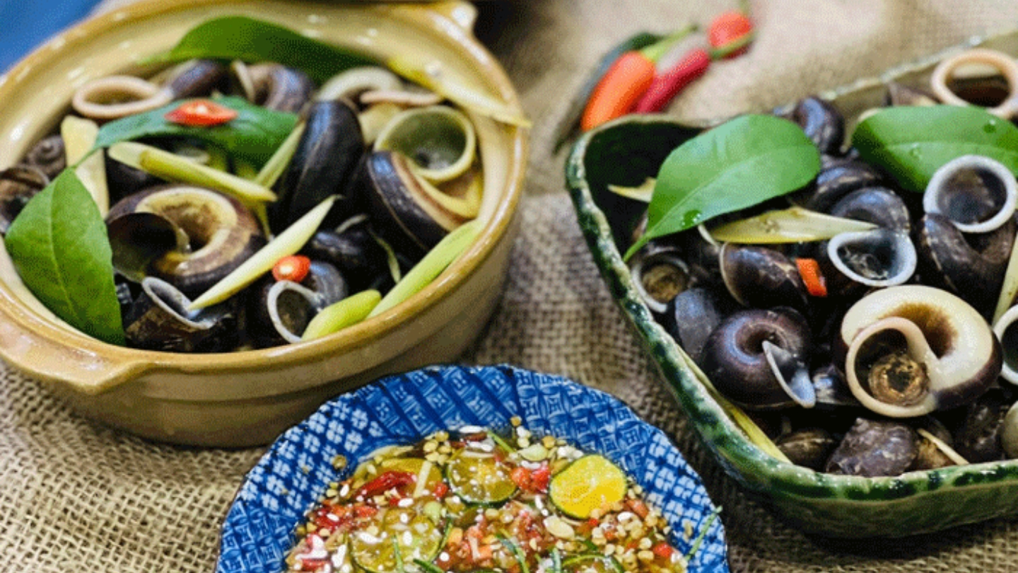 Cosa mangiare a Pu Luong? Scopri lumache di montagna 