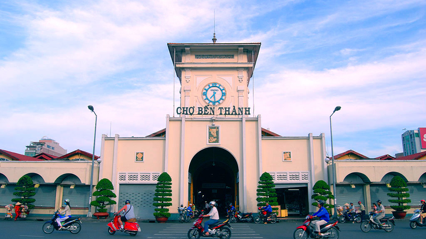 Mercato Ben Thanh a Ho Chi Minh City