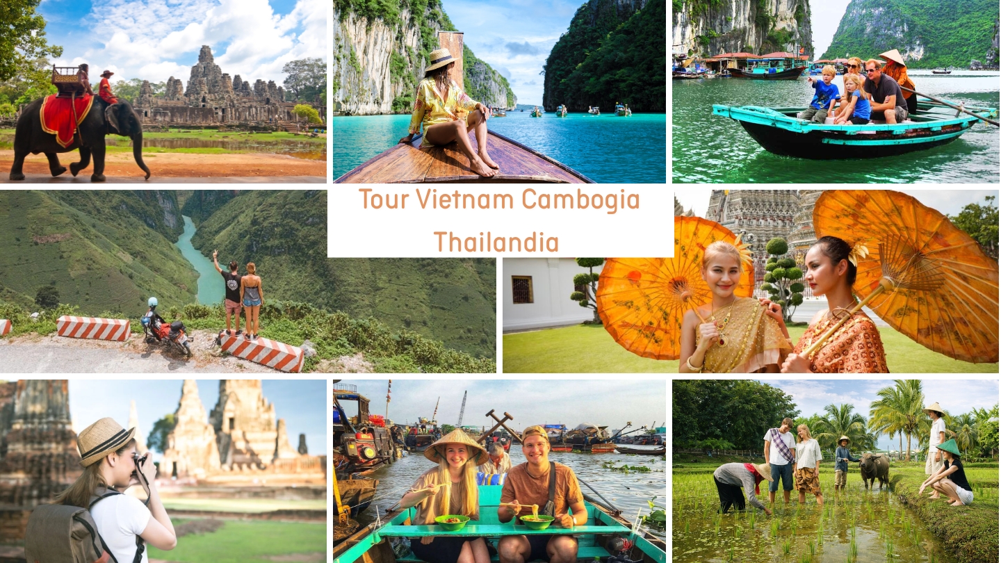 Tour di Vietnam Cambogia e Thailandia: il miglior tour del Sud-est asiatico.