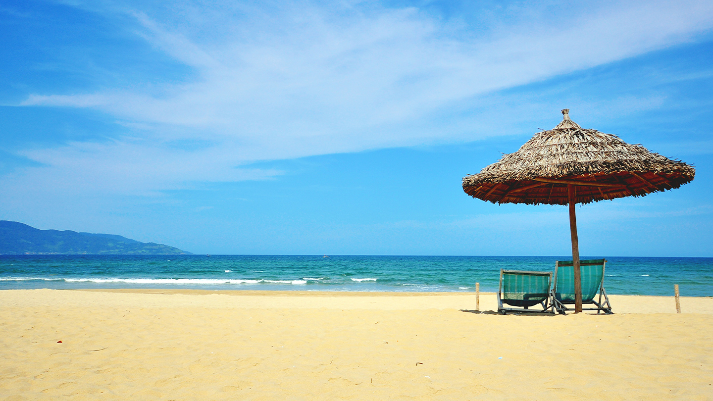 La spiaggia di My Khe, una delle più belle di Da Nang