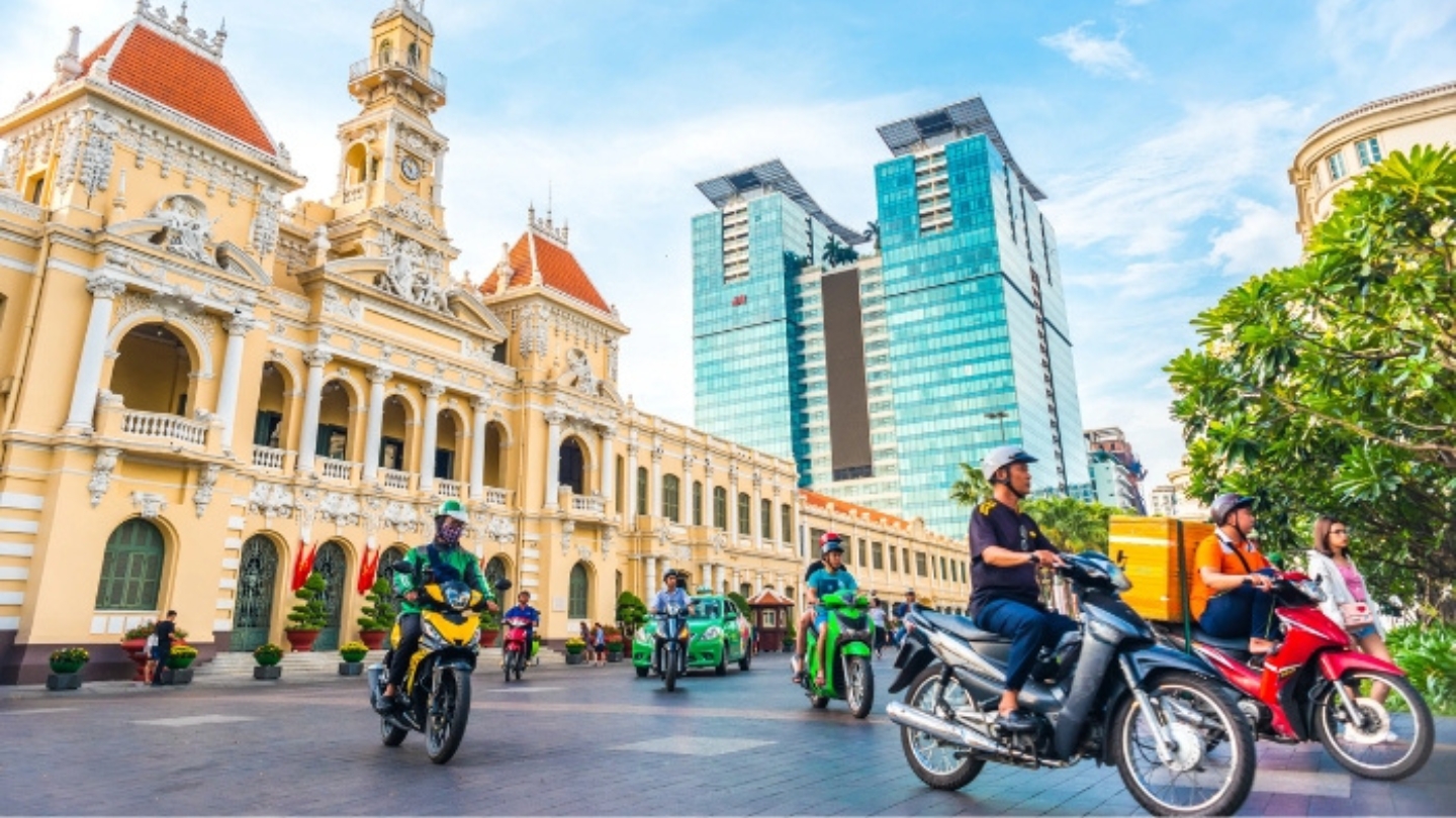 Benvenuti a Ho Chi Minh City in Vietnam