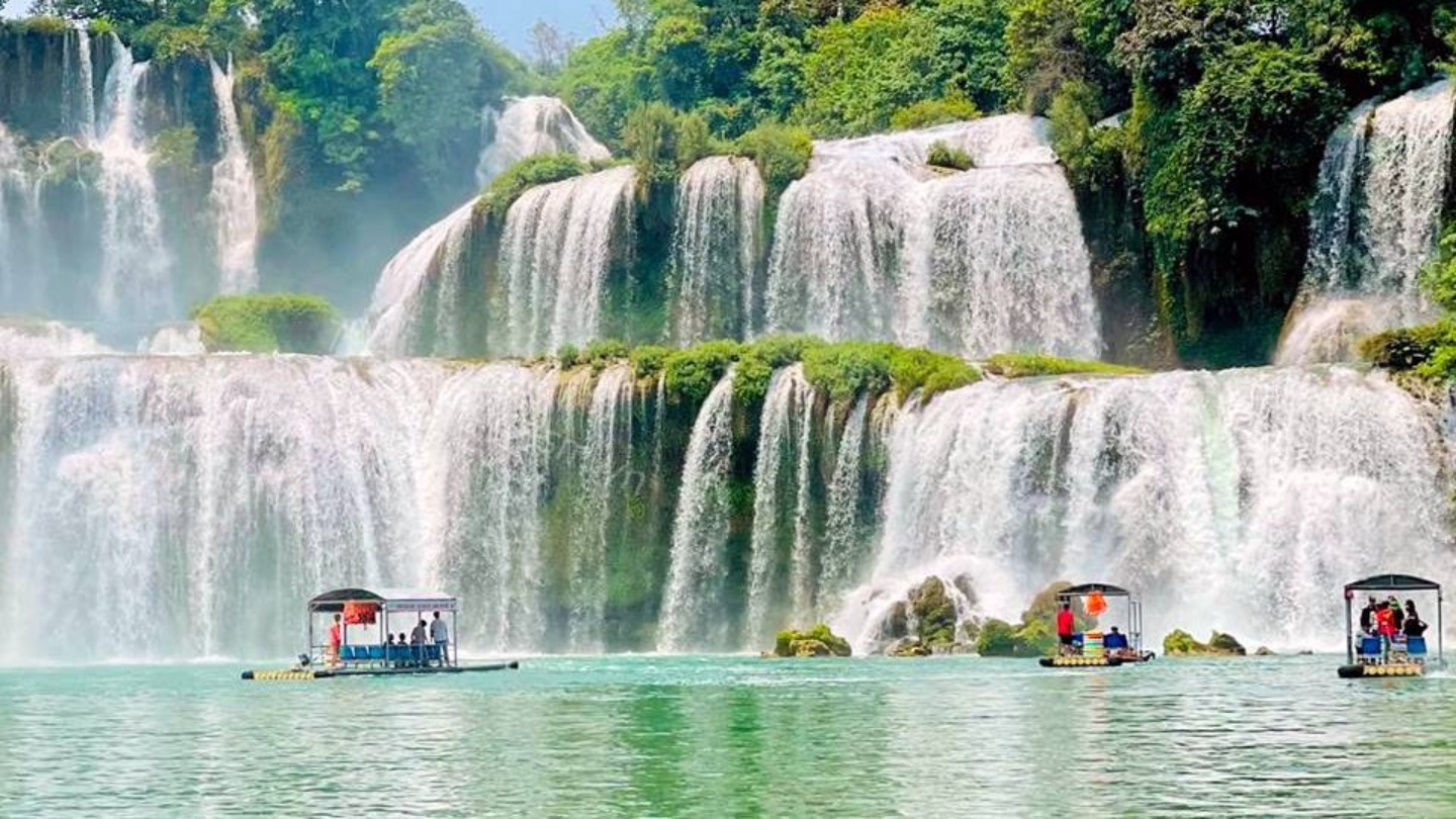 Ammirate la bellezza delle cascate di Ban Gioc a Cao Bang