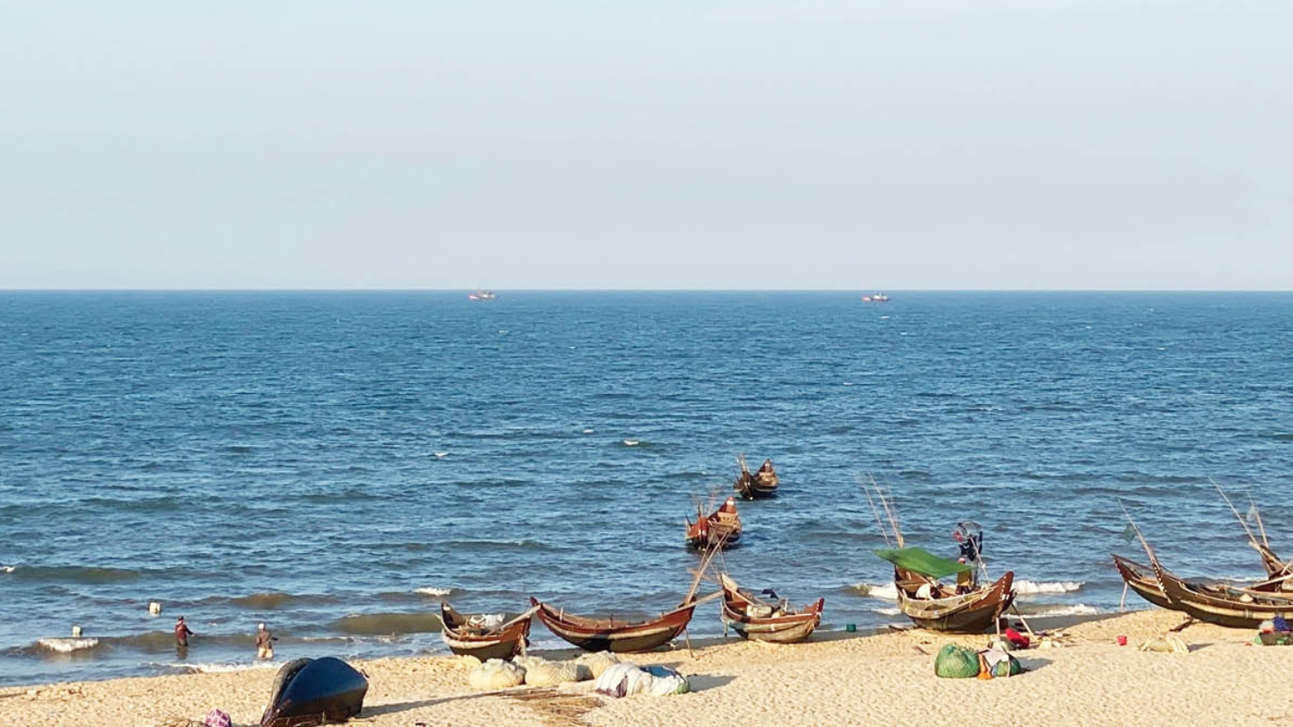 Rilassatevi sulla spiaggia di Hue