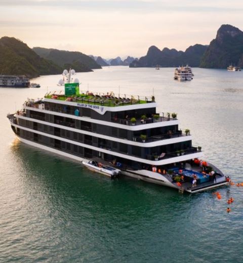 Crociera di lusso Velar Of The Seas nella Baia di Lan Ha