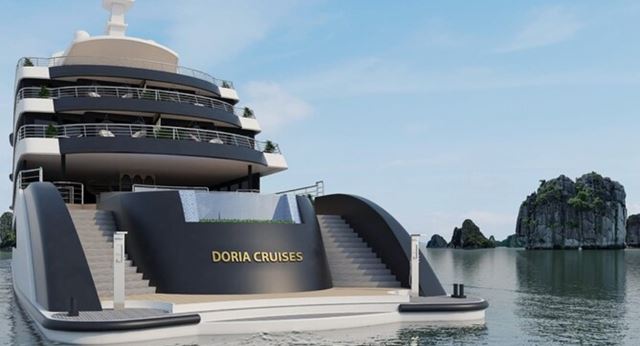 La parte posteriore della nave