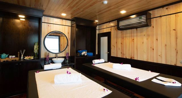 Spazio spa sulla barca