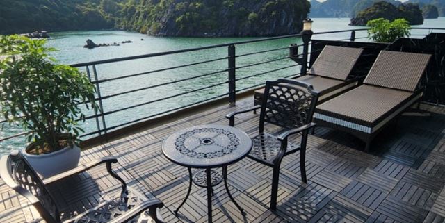 Momento privato sul balcone