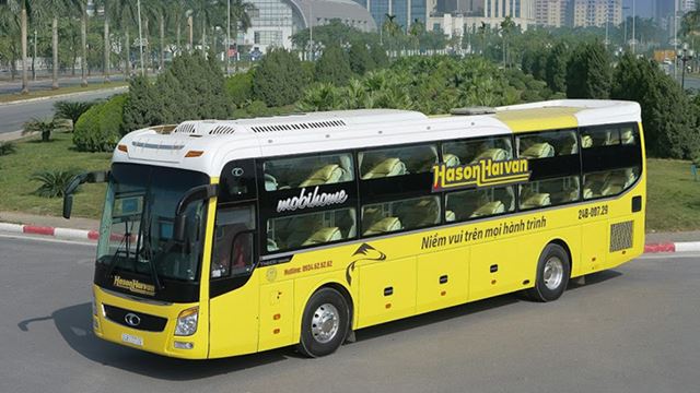 Autobus Hanoi per Sapa (outside)