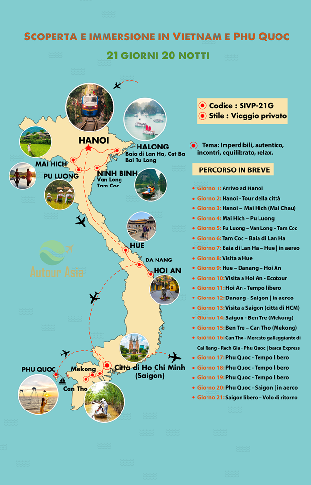 Scoperta e immersione in Vietnam e Phu Quoc 21 giorni