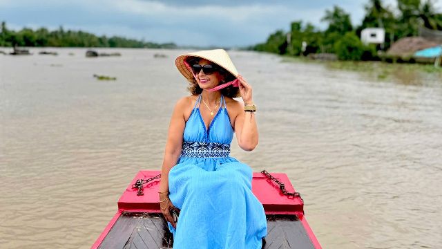 Navigazione sull fiume del Mekong