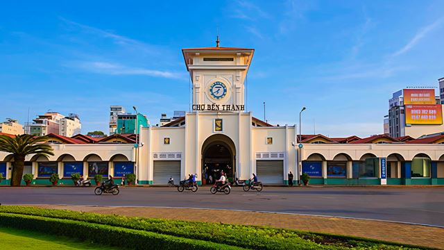 Mercato di Ben Thanh a Città di HCM