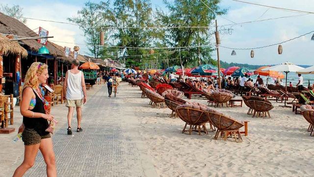 Relax sulla spiaggia in Cambogia