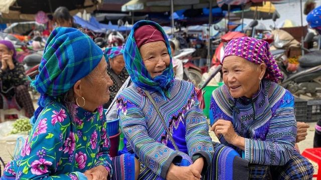 Mercato locale di Bac Ha, Sapa.
