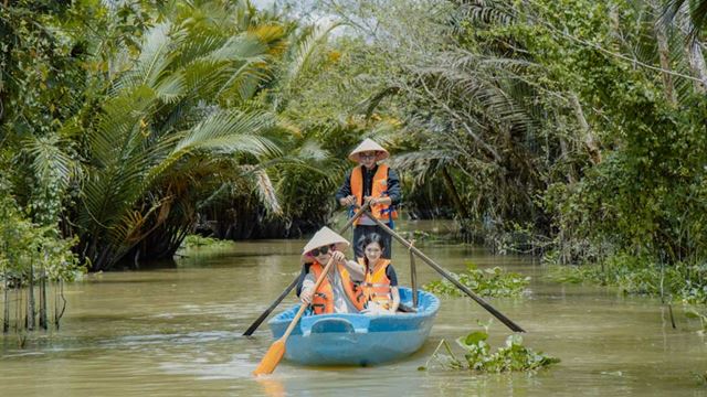 Can Tho (Delta di Mekong) in Vietnam