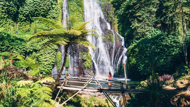 cascate di Banyumale tra la giungla